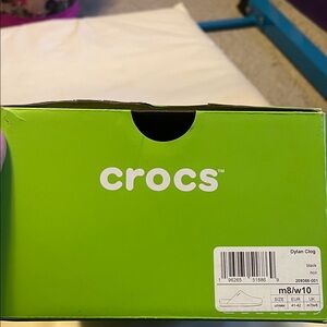CROCS Dylan Clog in Black